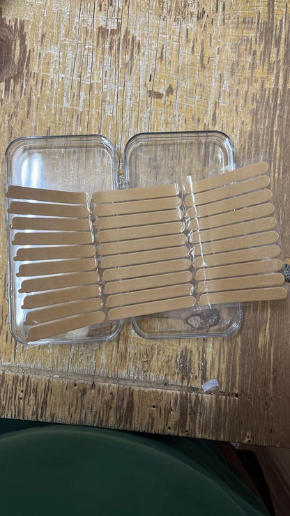 3 Fold Transparent Nail Organizer Case